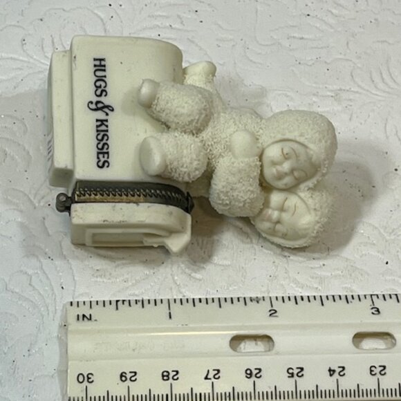 VTG Snow Babies Hugs & Kisses 1999 Hinged Mini Mailbox 2"x3" - Picture 15 of 16